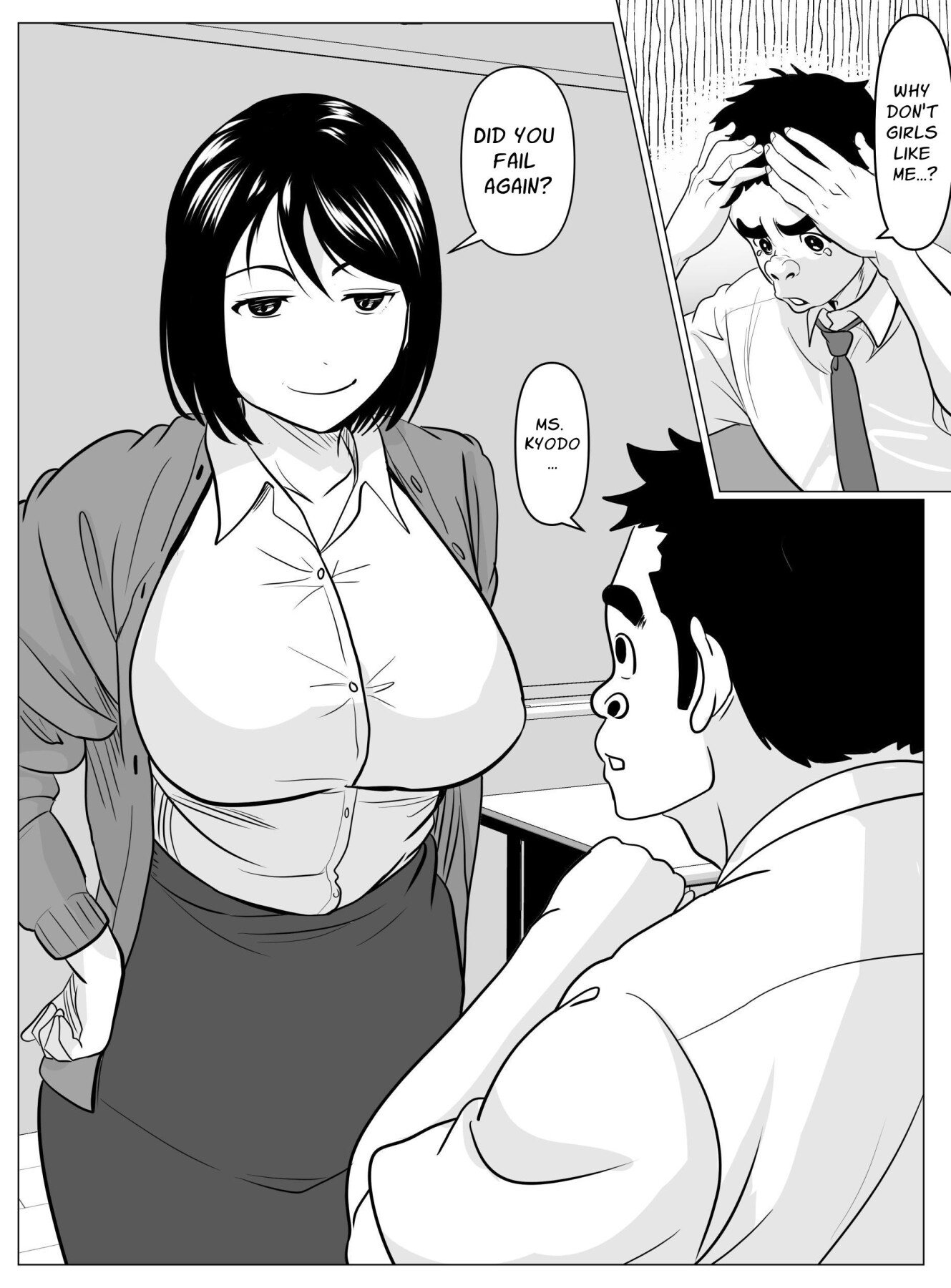 Hentai Manga Comic-Sensei Will Help You Graduate Virginity-Read-4